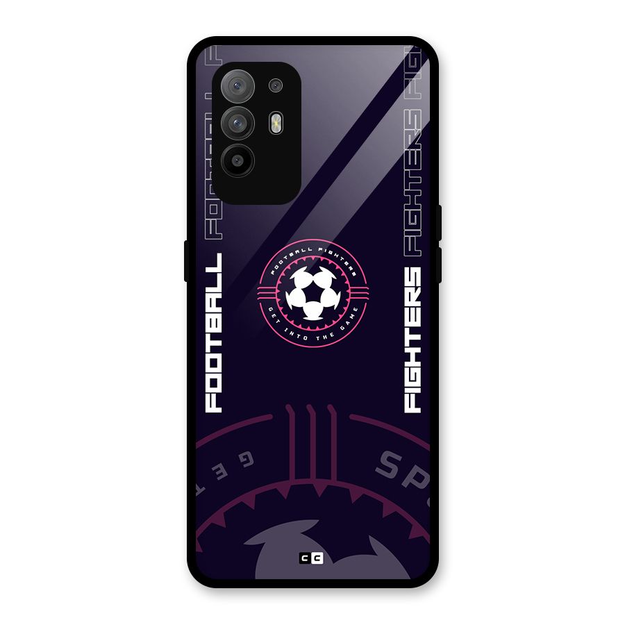 Football Fighters Glass Back Case for Oppo F19 Pro Plus 5G
