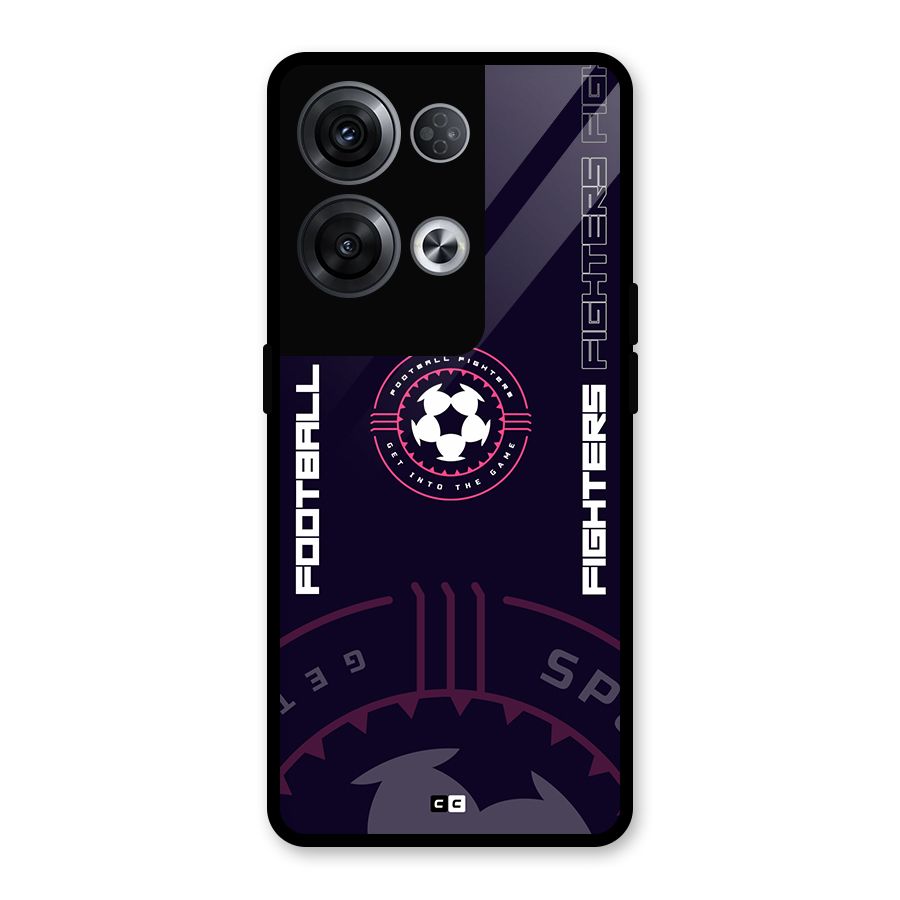 Football Fighters Glass Back Case for Oppo Reno8 Pro 5G