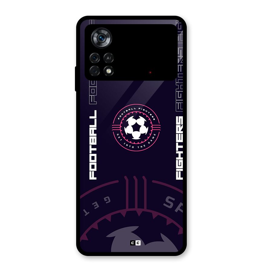 Football Fighters Glass Back Case for Poco X4 Pro 5G