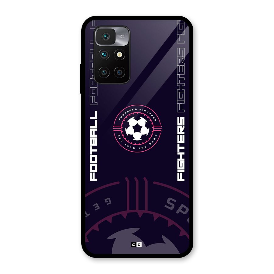 Football Fighters Glass Back Case for Redmi 10 Prime
