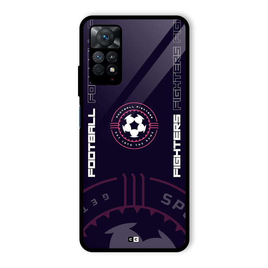 Football Fighters Glass Back Case for Redmi Note 11 Pro