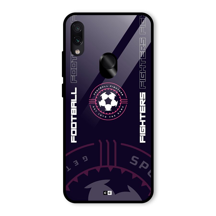 Football Fighters Glass Back Case for Redmi Note 7 Pro