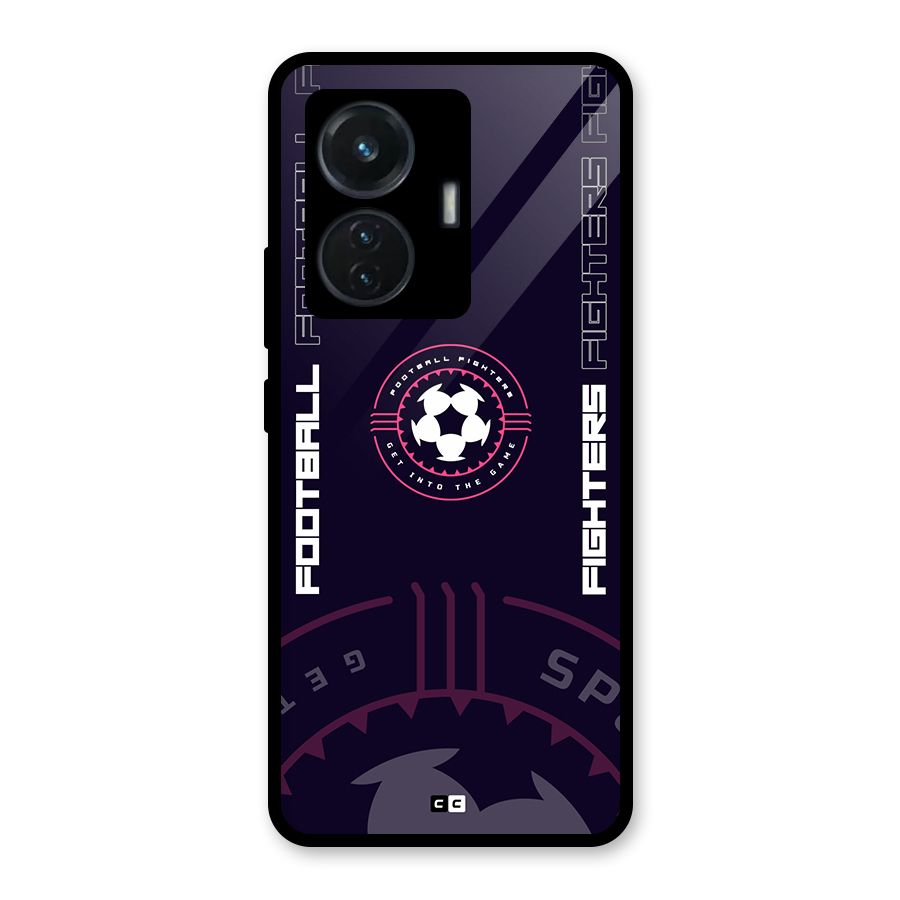 Football Fighters Glass Back Case for Vivo T1 44W