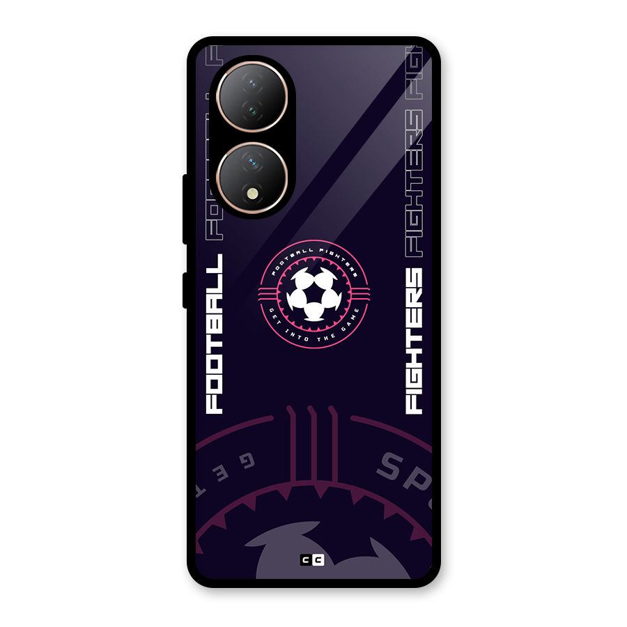 Football Fighters Glass Back Case for Vivo T2