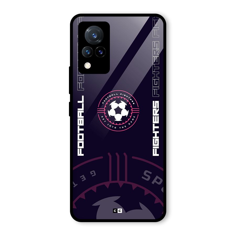 Football Fighters Glass Back Case for Vivo V21 5G