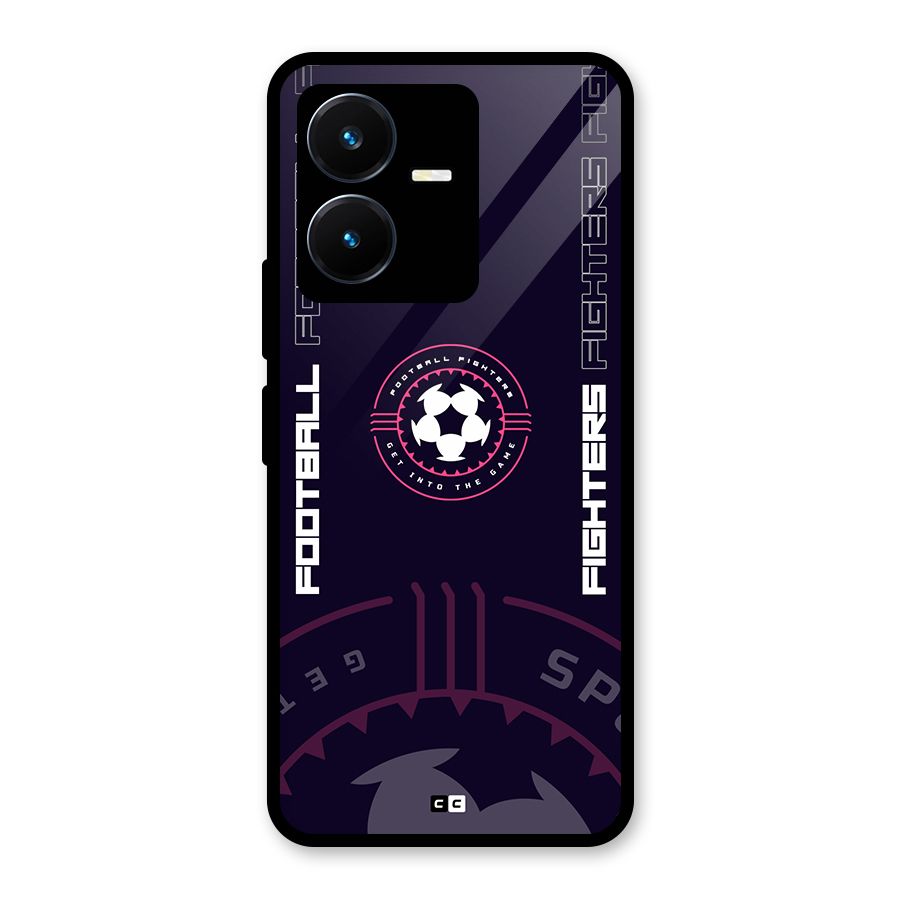 Football Fighters Glass Back Case for Vivo Y22s