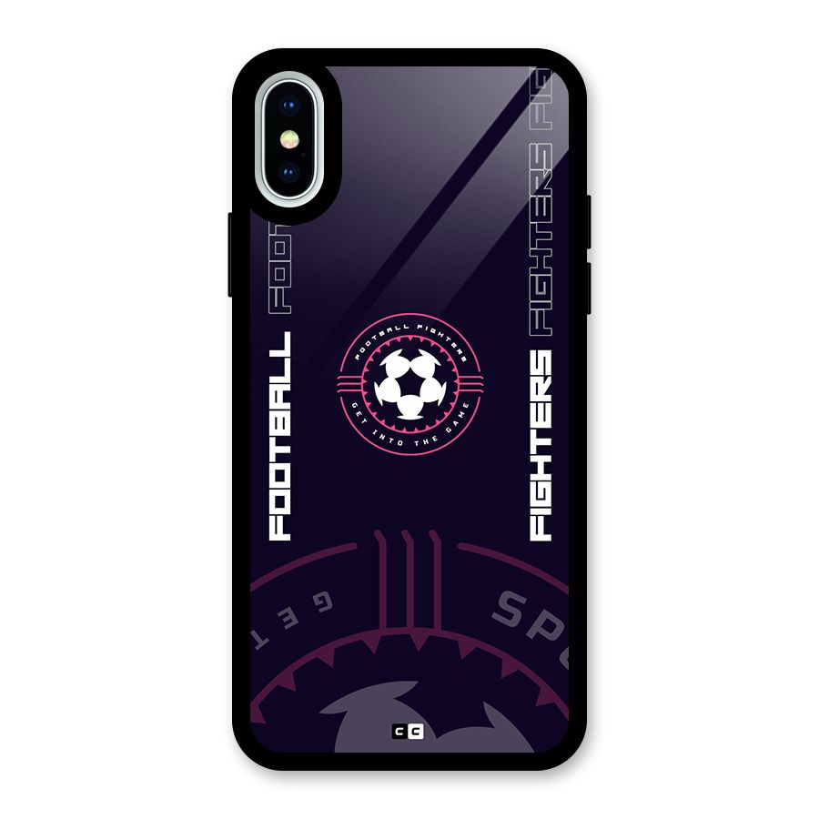 Football Fighters Glass Back Case for iPhone XS