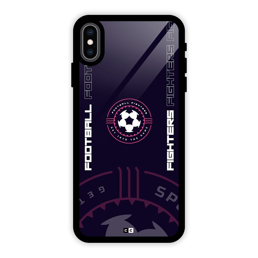 Football Fighters Glass Back Case for iPhone XS Max