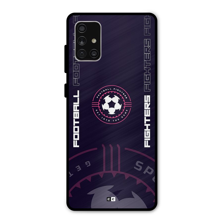 Football Fighters Metal Back Case for Galaxy A71