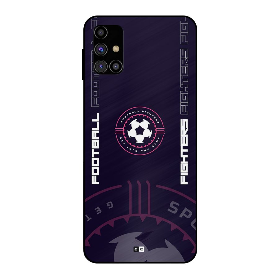 Football Fighters Metal Back Case for Galaxy M31s