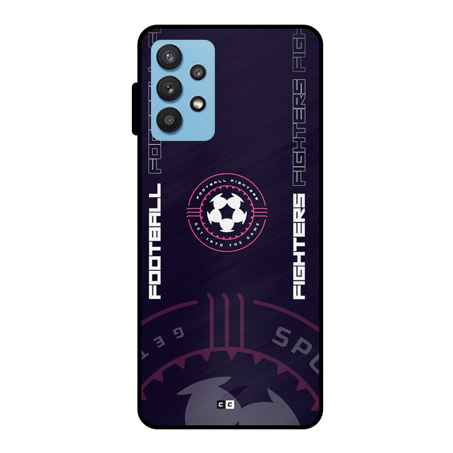 Football Fighters Metal Back Case for Galaxy M32 5G