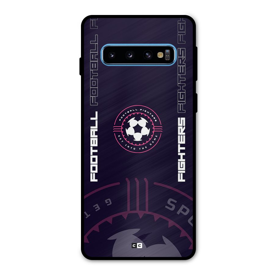 Football Fighters Metal Back Case for Galaxy S10
