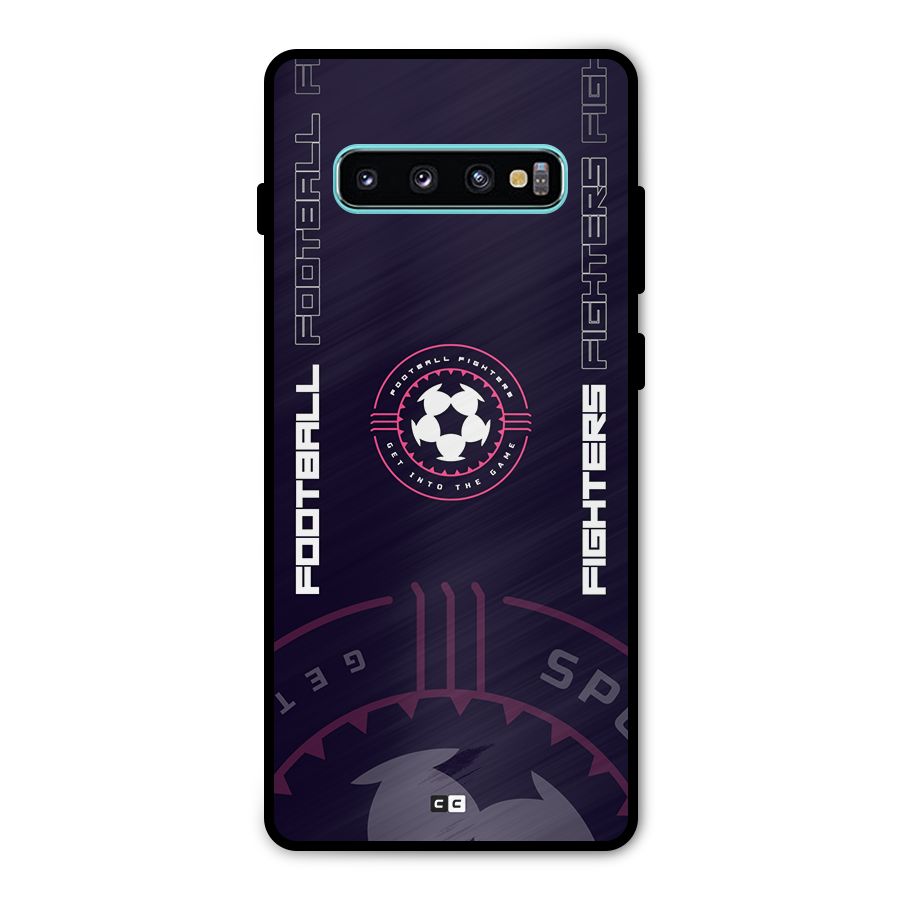 Football Fighters Metal Back Case for Galaxy S10 Plus