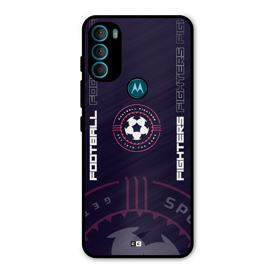Football Fighters Metal Back Case for Moto G71 5G