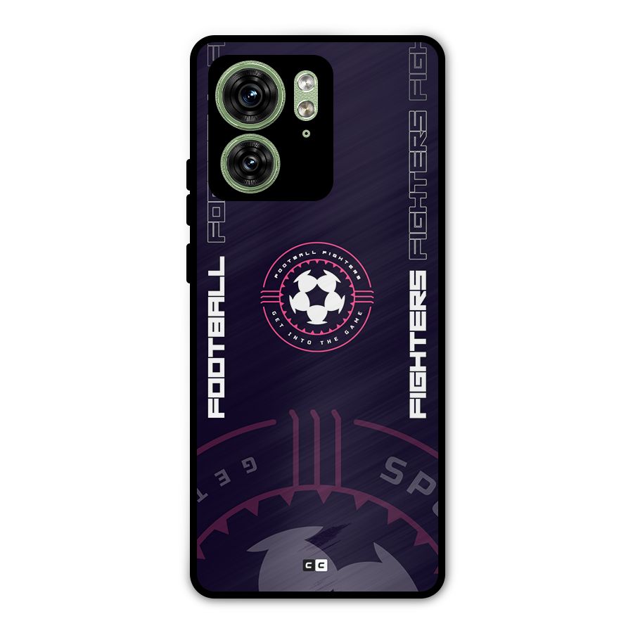 Football Fighters Metal Back Case for Motorola Edge 40 5G
