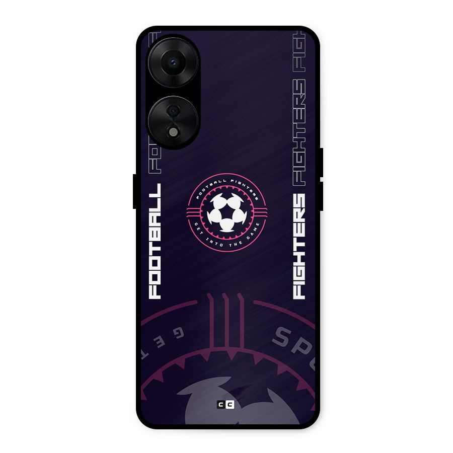 Football Fighters Metal Back Case for Oppo A78 5G