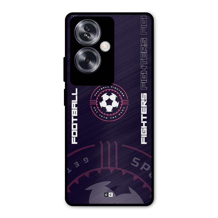Football Fighters Metal Back Case for Oppo A79 5G