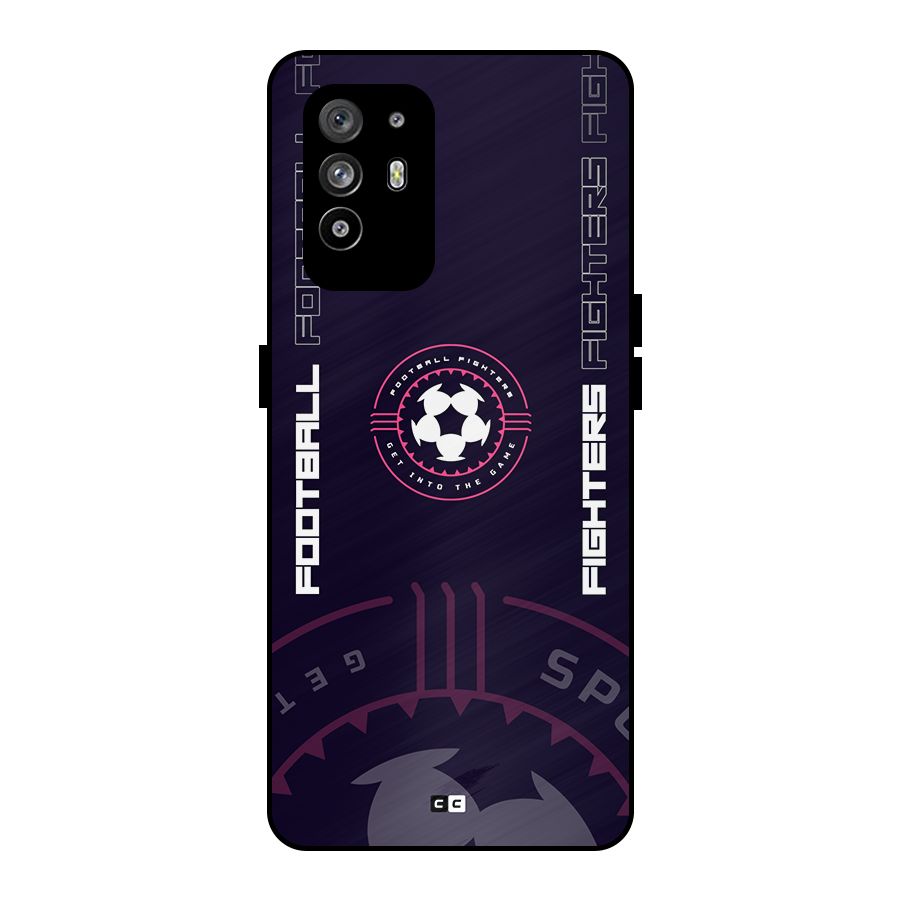 Football Fighters Metal Back Case for Oppo F19 Pro Plus 5G