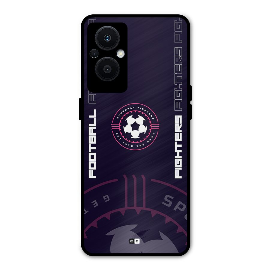 Football Fighters Metal Back Case for Oppo F21 Pro 5G