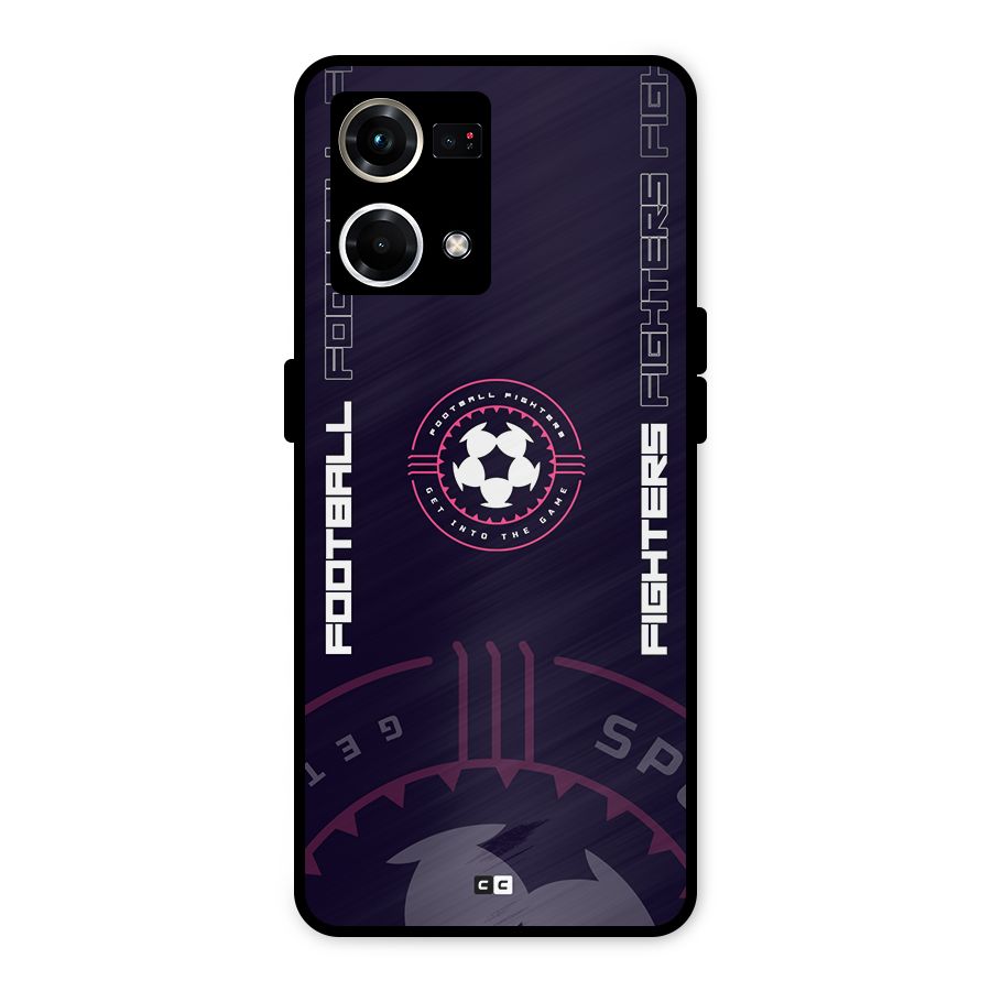 Football Fighters Metal Back Case for Oppo F21s Pro 4G