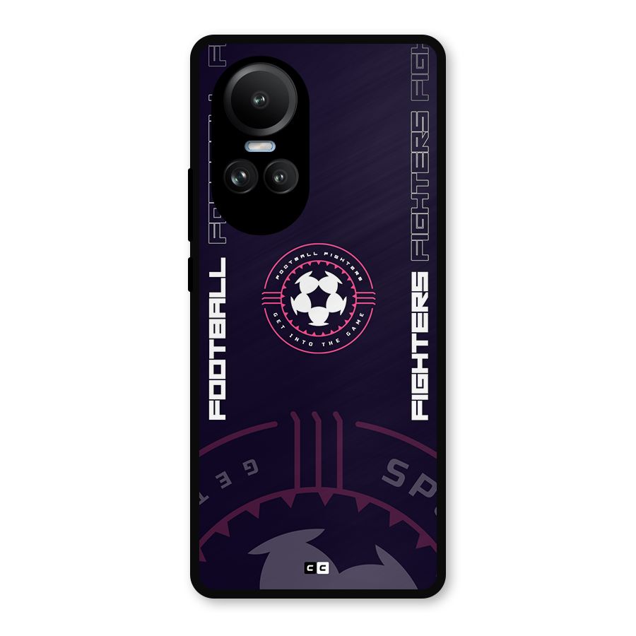 Football Fighters Metal Back Case for Oppo Reno10 Pro