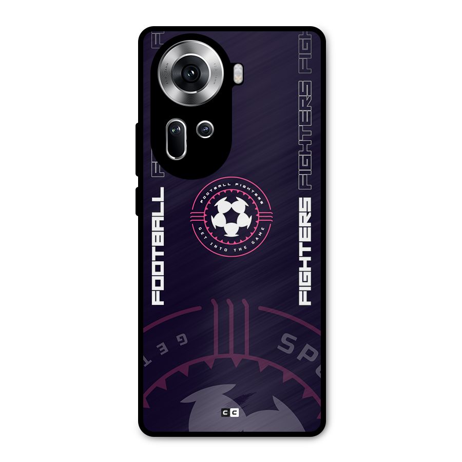 Football Fighters Metal Back Case for Oppo Reno11 5G