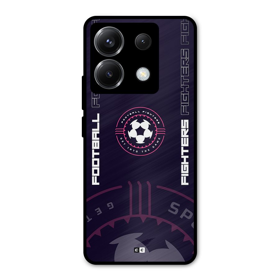 Football Fighters Metal Back Case for Poco X6