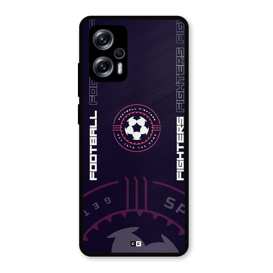 Football Fighters Metal Back Case for Redmi K50i