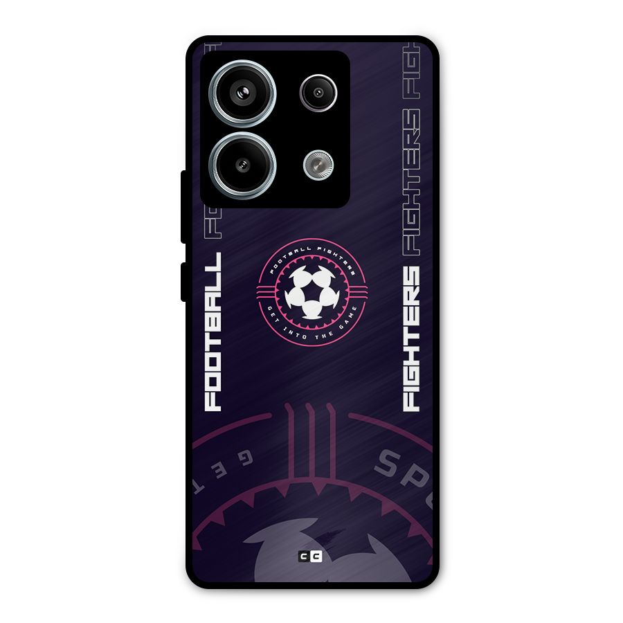 Football Fighters Metal Back Case for Redmi Note 13 Pro 5G