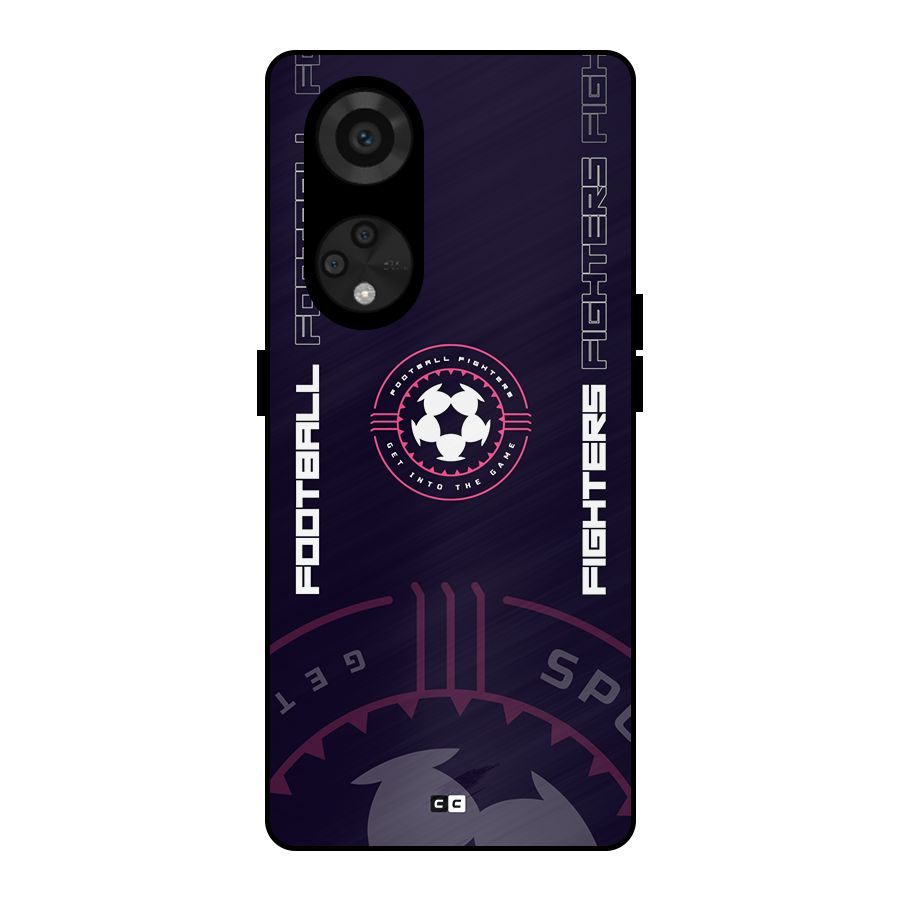 Football Fighters Metal Back Case for Reno8 T 5G