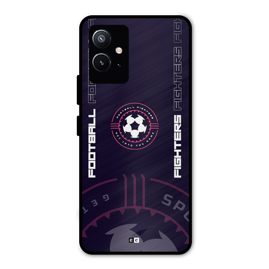 Football Fighters Metal Back Case for Vivo T1 5G