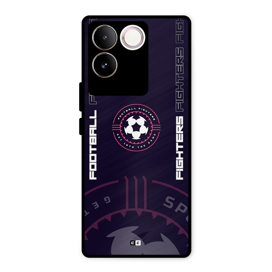 Football Fighters Metal Back Case for Vivo T2 Pro