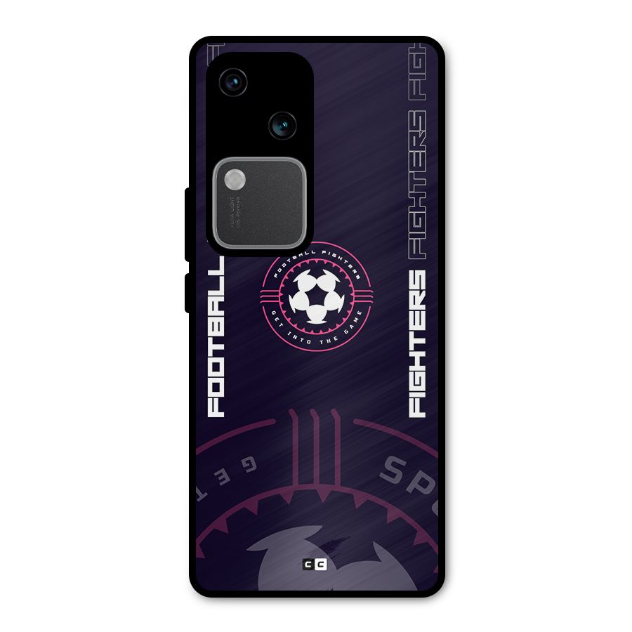 Football Fighters Metal Back Case for Vivo V30 Pro