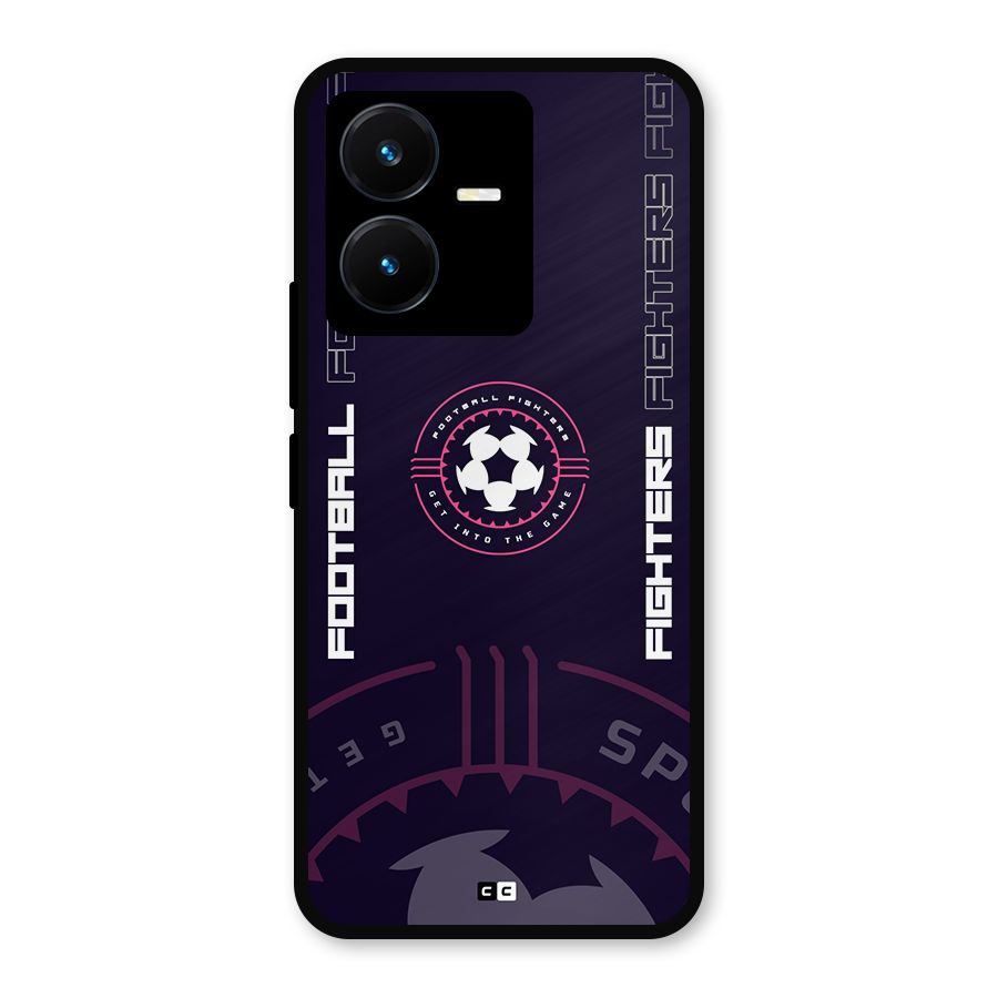 Football Fighters Metal Back Case for Vivo Y22s
