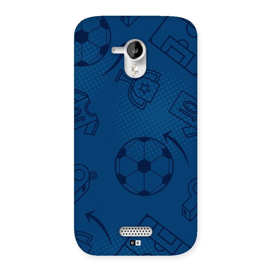Football Texture Back Case for Canvas HD A116