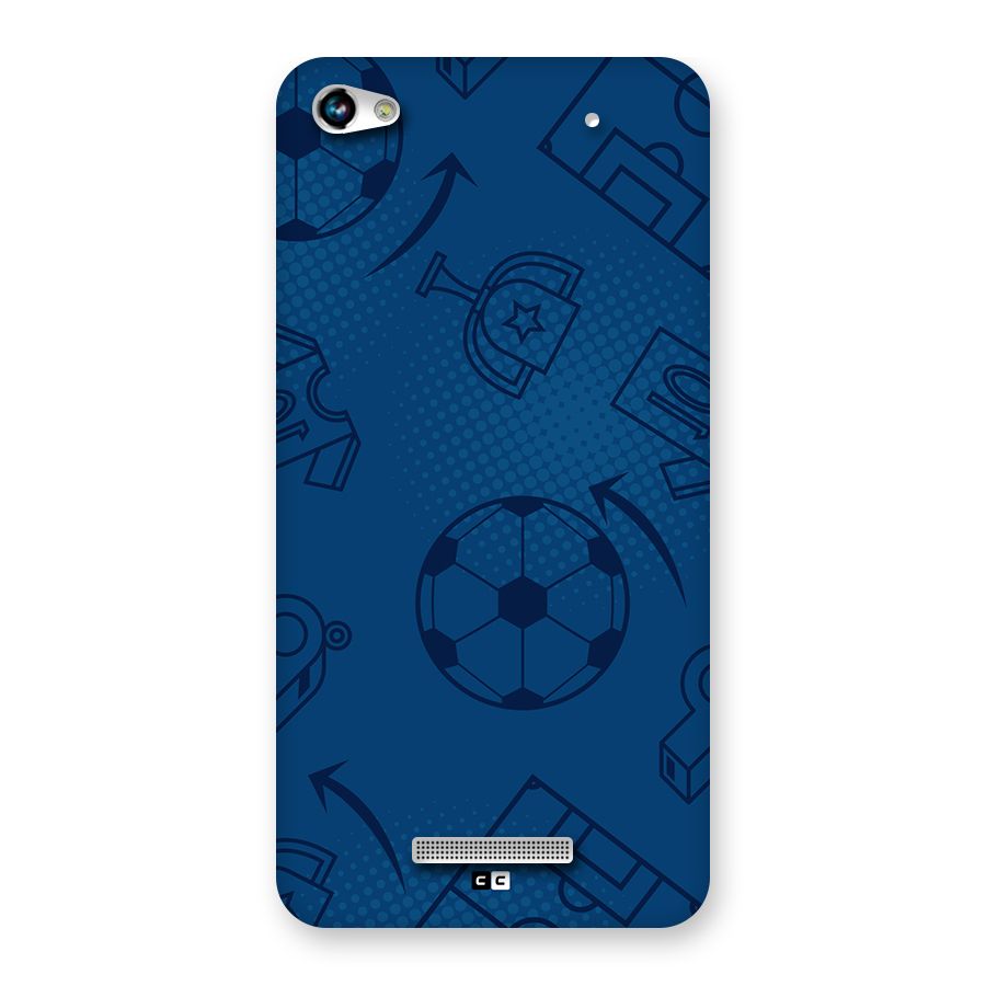 Football Texture Back Case for Canvas Hue 2 A316