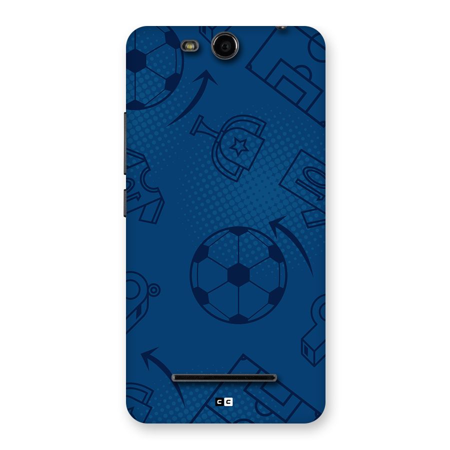 Football Texture Back Case for Canvas Juice 3 Q392