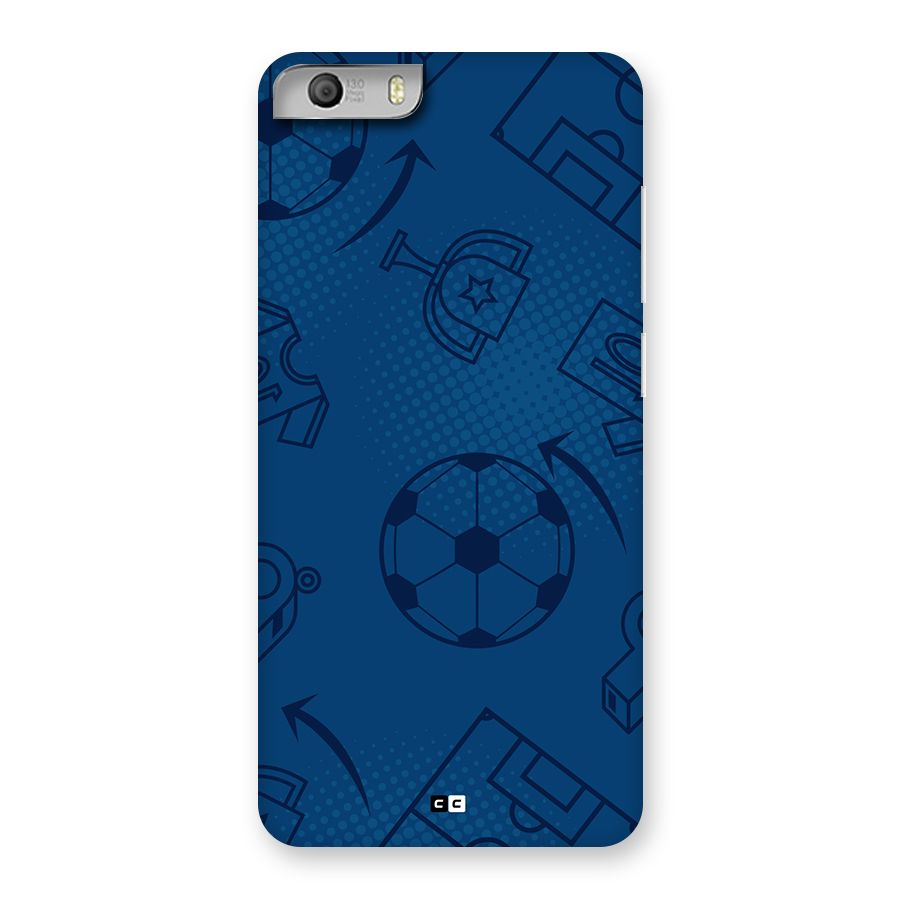 Football Texture Back Case for Canvas Knight 2