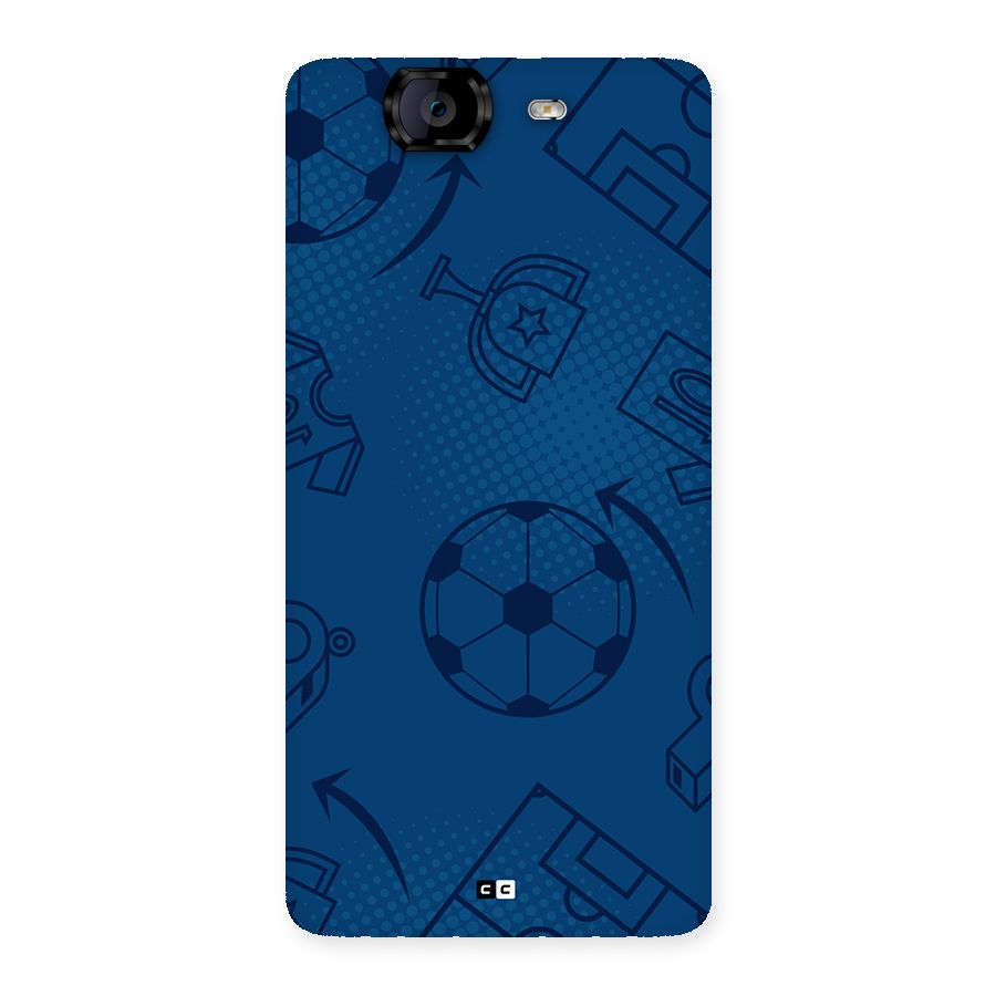 Football Texture Back Case for Canvas Knight A350