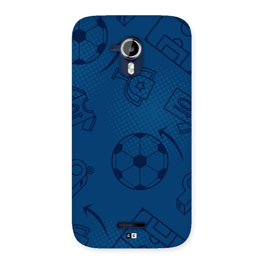 Football Texture Back Case for Canvas Magnus A117
