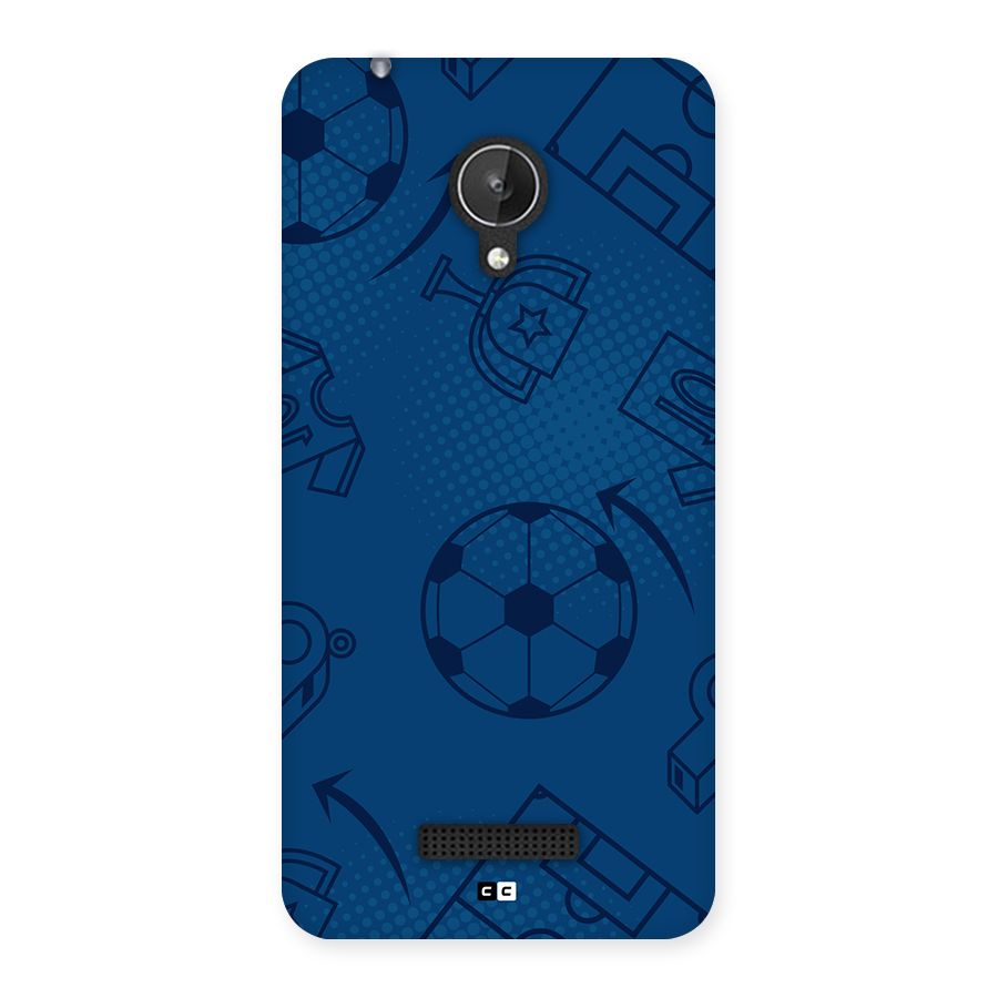 Football Texture Back Case for Canvas Spark Q380