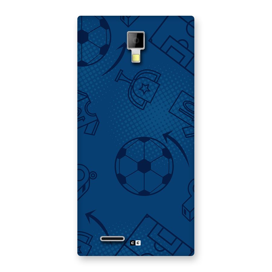 Football Texture Back Case for Canvas Xpress A99