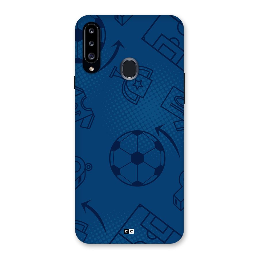 Football Texture Back Case for Galaxy A20s