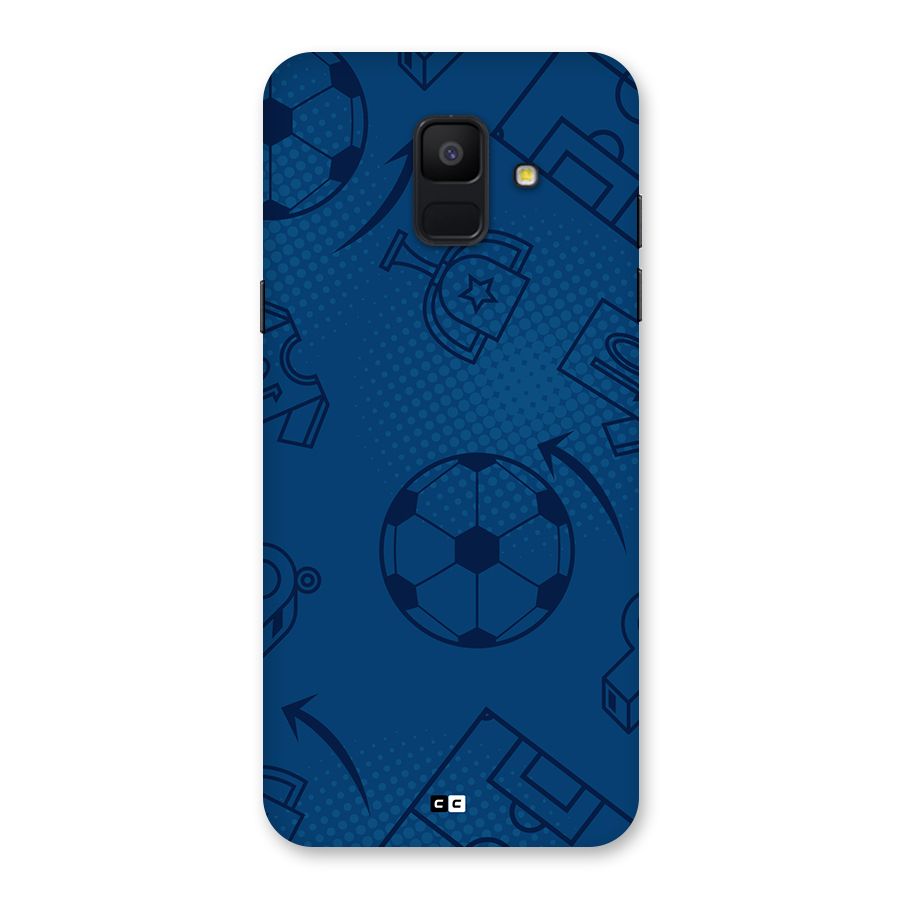 Football Texture Back Case for Galaxy A6 (2018)