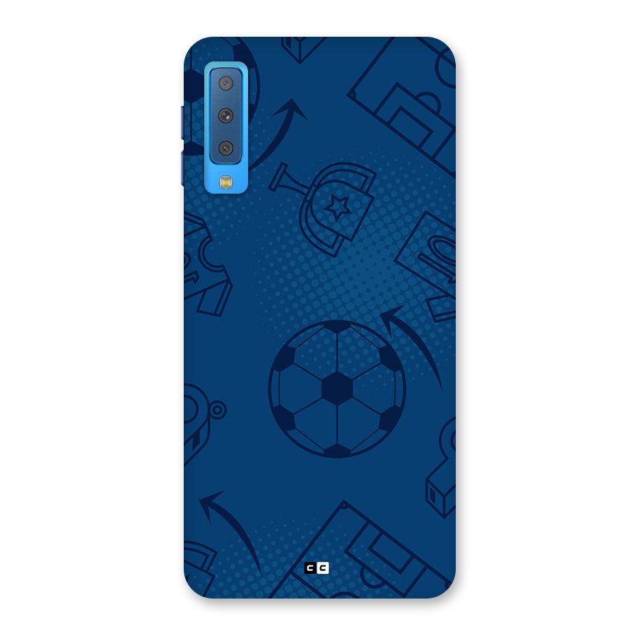 Football Texture Back Case for Galaxy A7 (2018)