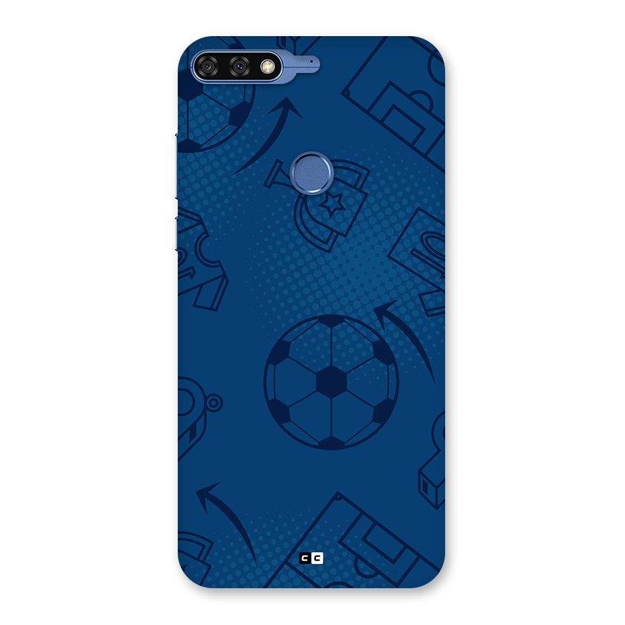 Football Texture Back Case for Honor 7C