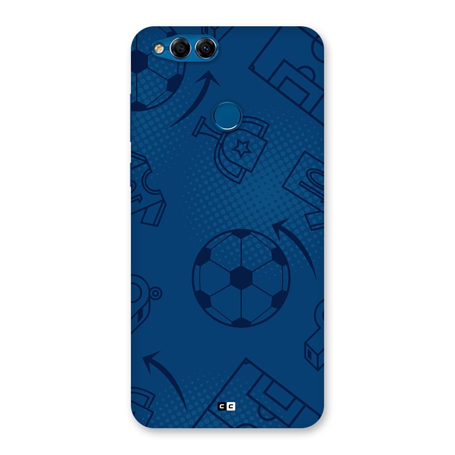 Football Texture Back Case for Honor 7X