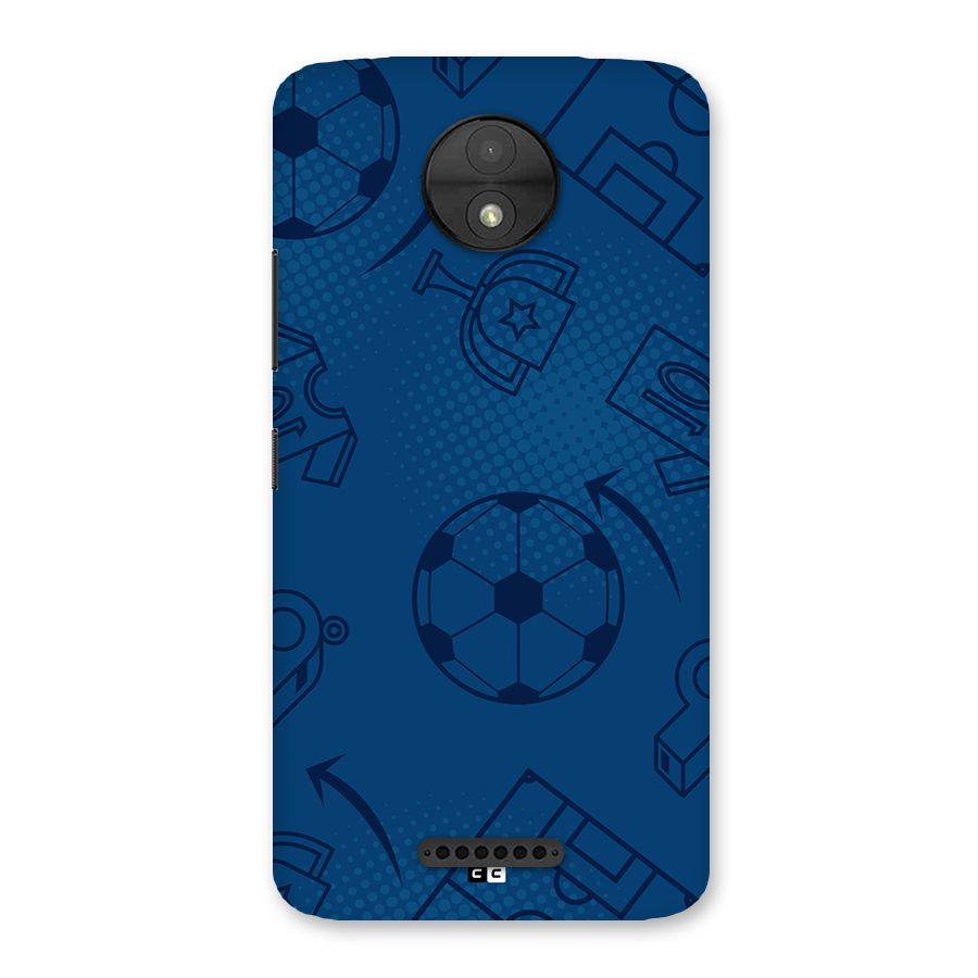 Football Texture Back Case for Moto C