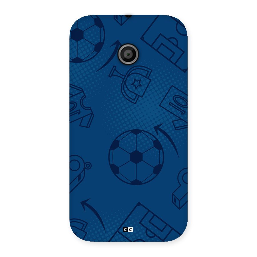 Football Texture Back Case for Moto E