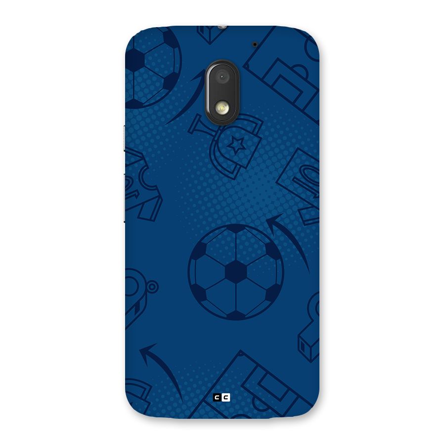 Football Texture Back Case for Moto E3 Power